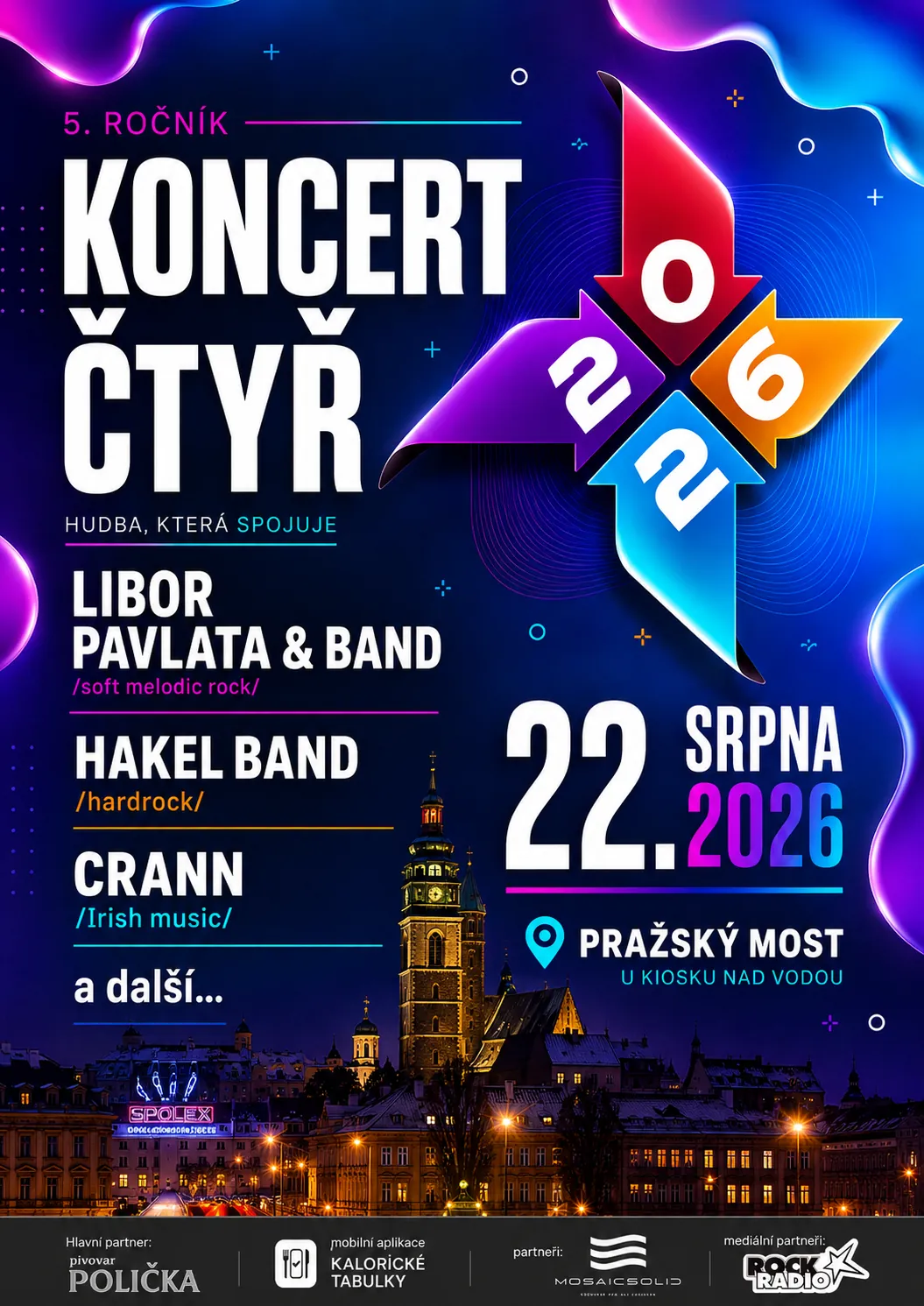KONCERT ČTYŘ 22.8.
