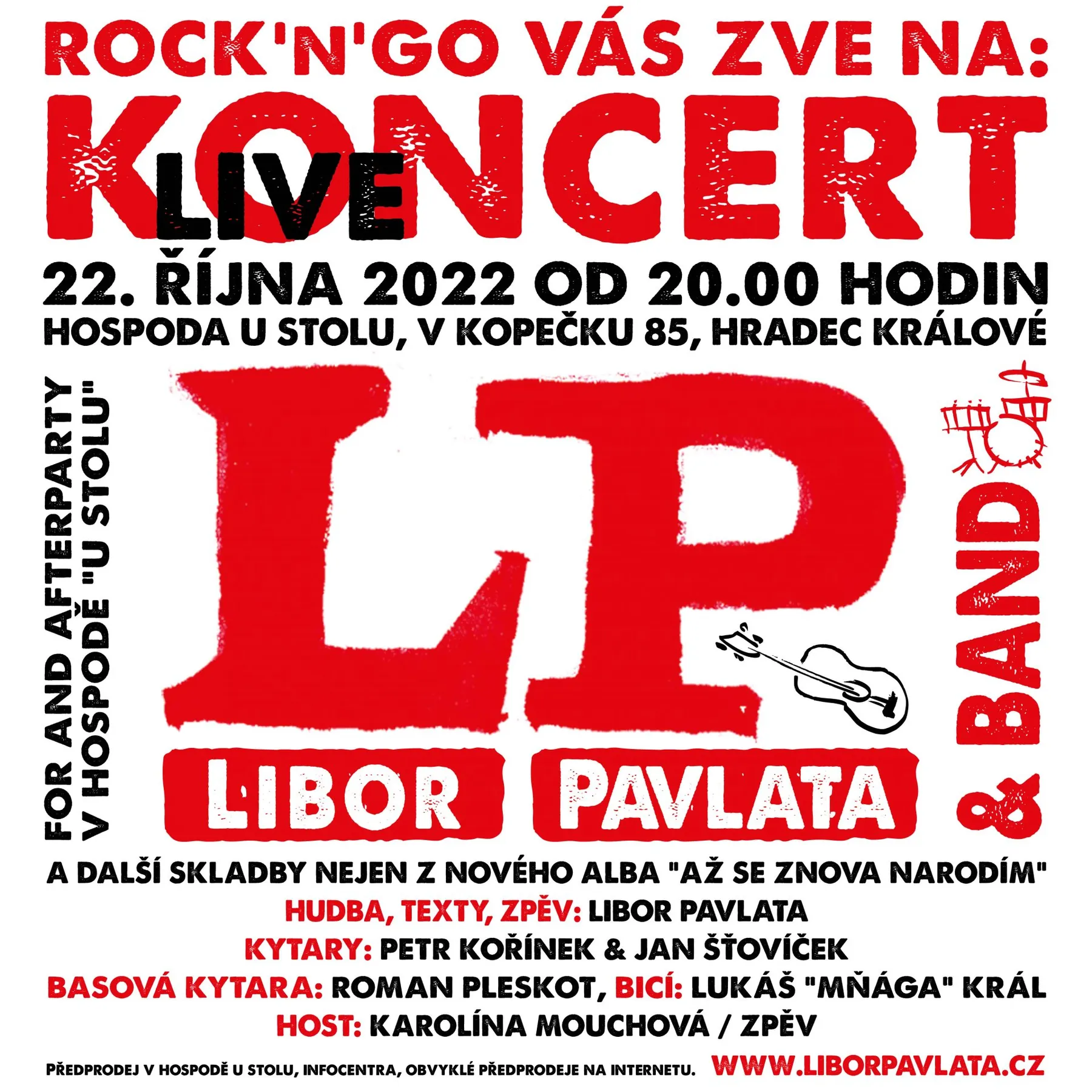 Libor Pavlata & Band s hosty Olin Wajt
